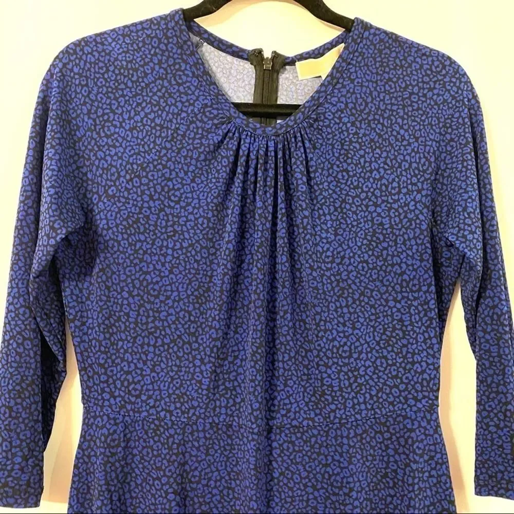 Michael Kors Animal Print A-Line Mini Dress P/M